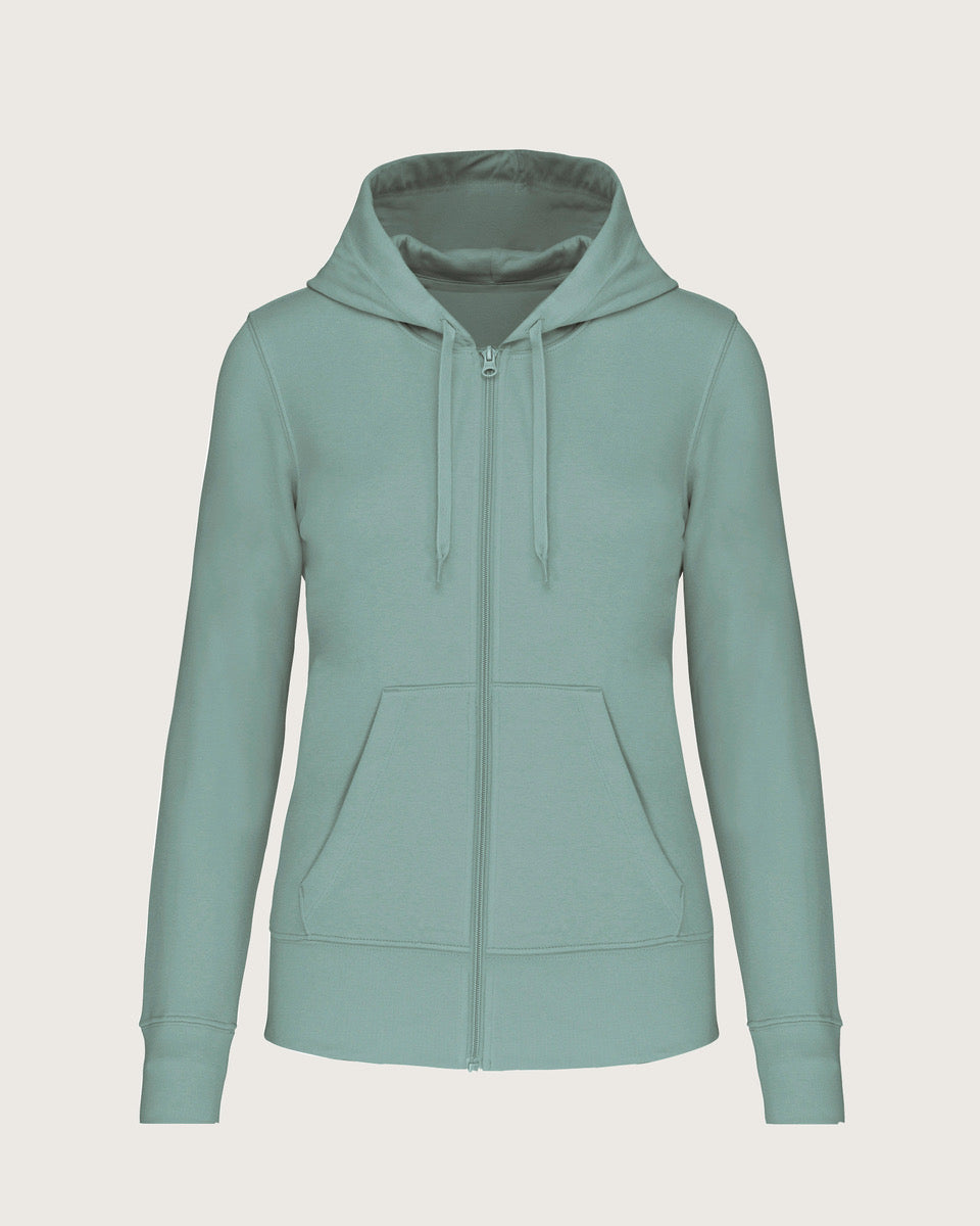 Kariban | Frauen | Kapuzensweatshirt mit Reißverschluss Bio