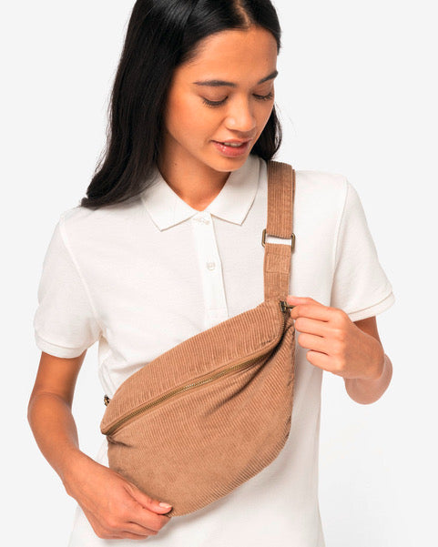 Kimood - Bauchtasche aus Kord, GOTS zertifiziert