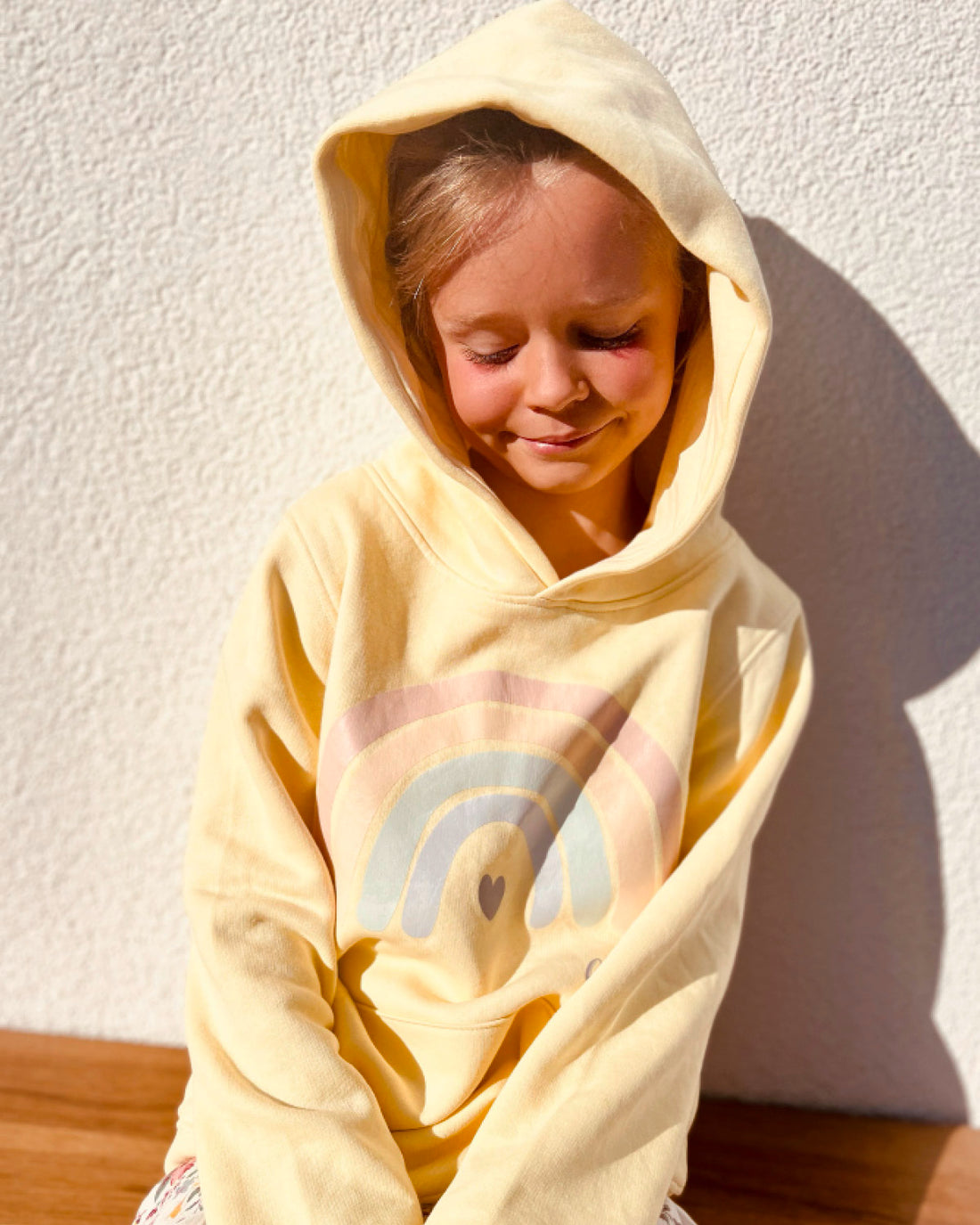 MINI CRUISER Pastell | Kinder Hoodie mit Regenbogen (BIO)