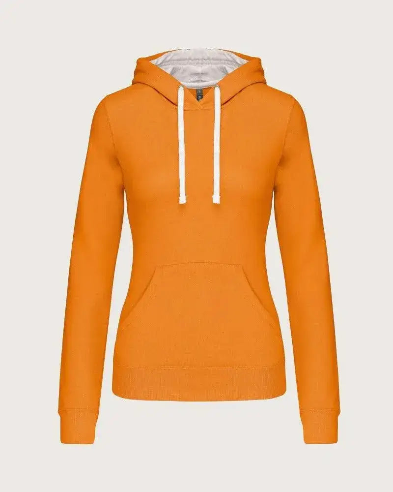 Kariban | Frauen Hoodie bicolor - DENKBAR FRECH