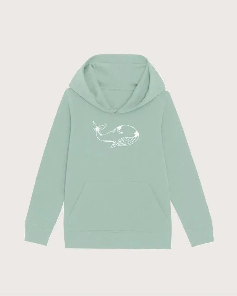 MINI CRUISER | Hoodie mit Wal (BIO) - DENKBAR FRECH