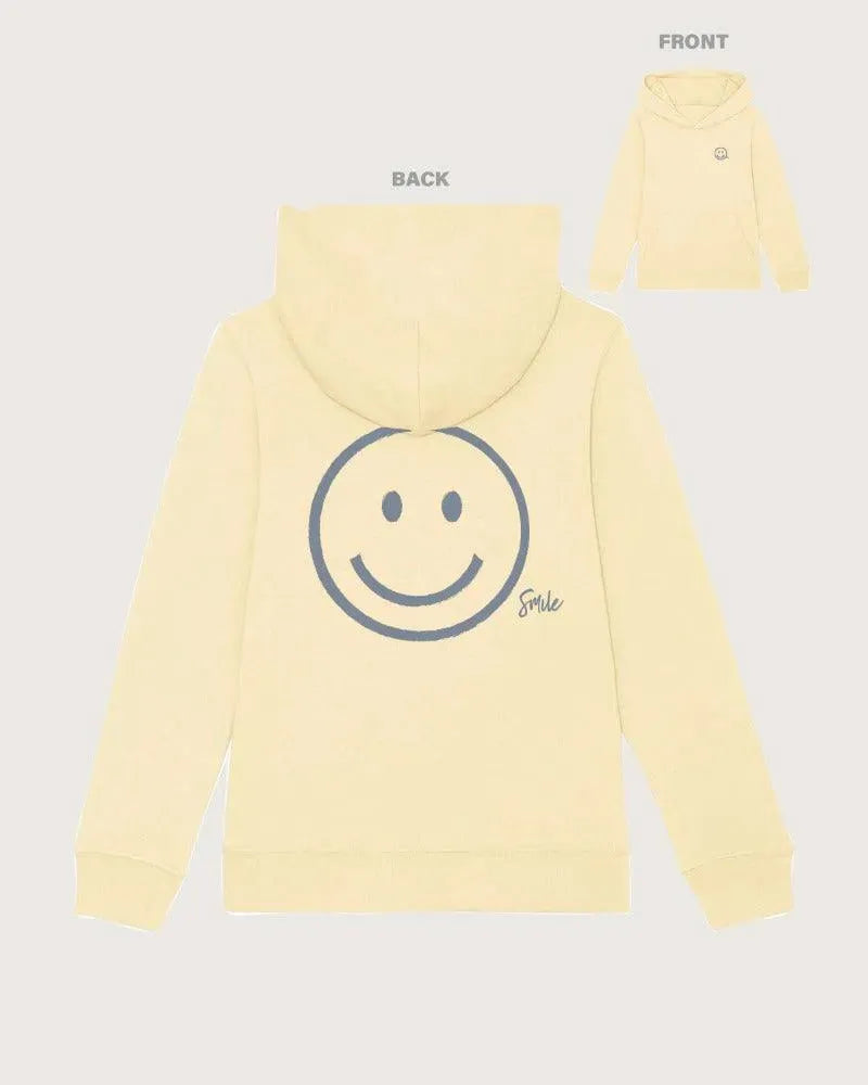 MINI CRUISER Pastell | Kinder Hoodie Smiley (BIO) - DENKBAR FRECH