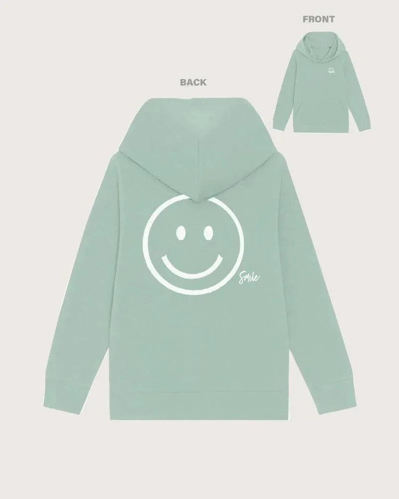 MINI CRUISER Pastell | Kinder Hoodie Smiley (BIO) - DENKBAR FRECH