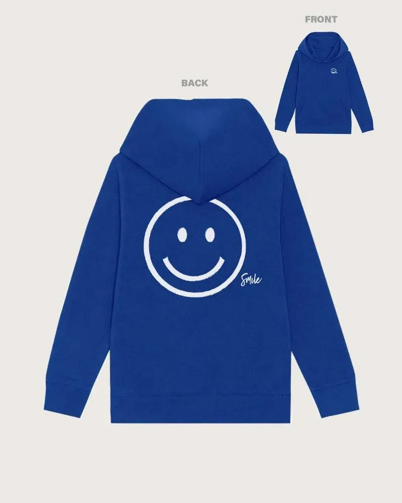 MINI CRUISER Pastell | Kinder Hoodie Smiley (BIO) - DENKBAR FRECH