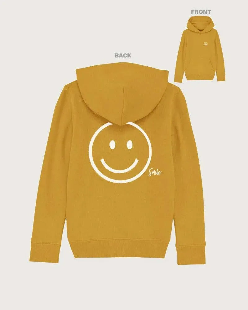 MINI CRUISER Pastell | Kinder Hoodie Smiley (BIO) - DENKBAR FRECH