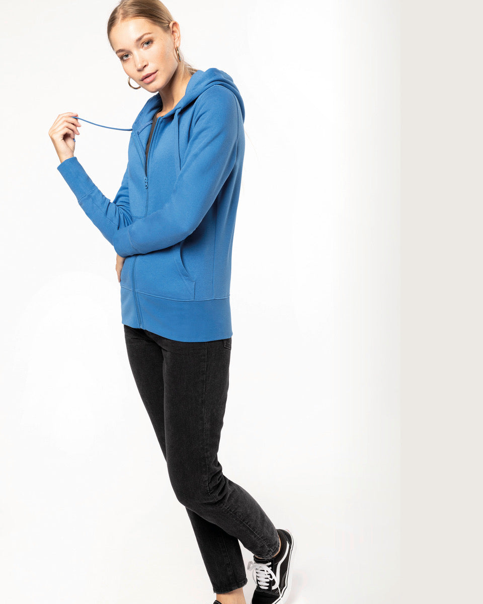 Kariban | Frauen | Kapuzensweatshirt mit Reißverschluss Bio