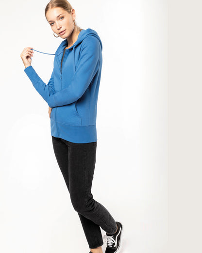 Kariban | Frauen | Kapuzensweatshirt mit Reißverschluss Bio