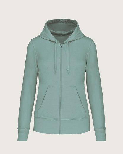 Kariban | Frauen | Kapuzensweatshirt mit Reißverschluss Bio