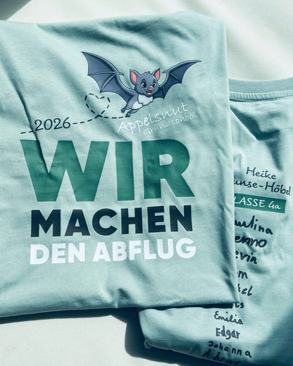 Kinder T-Shirt (100% BIO) mit Schulabschluss-Aufdruck
