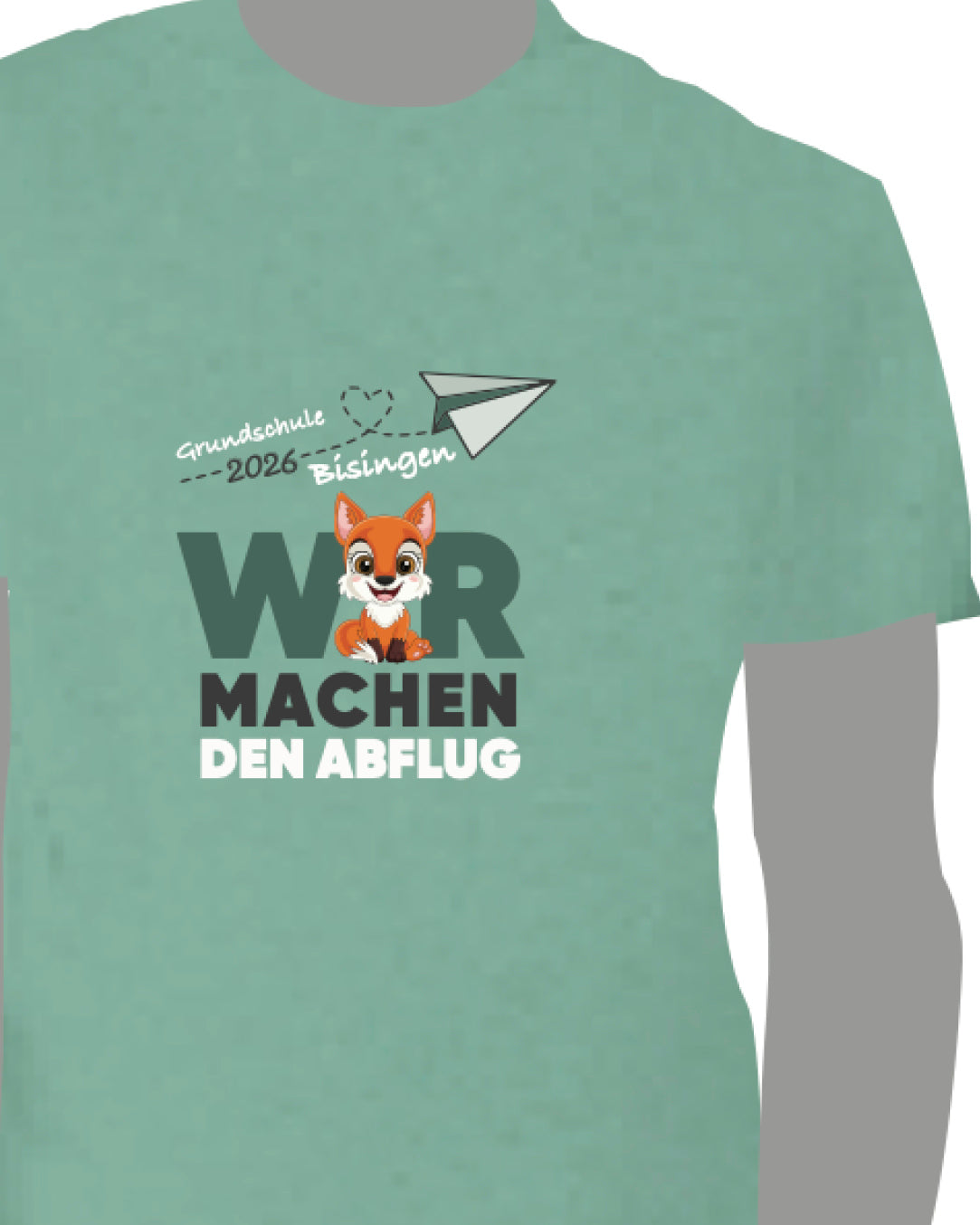 Kinder T-Shirt (100% BIO) mit Schulabschluss-Aufdruck