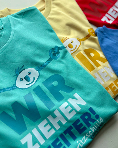 Kinder T-Shirt (100% BIO) mit Schulabschluss-Aufdruck
