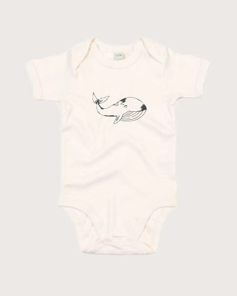 Babybugz Baby Body mit Wal - DENKBAR FRECH