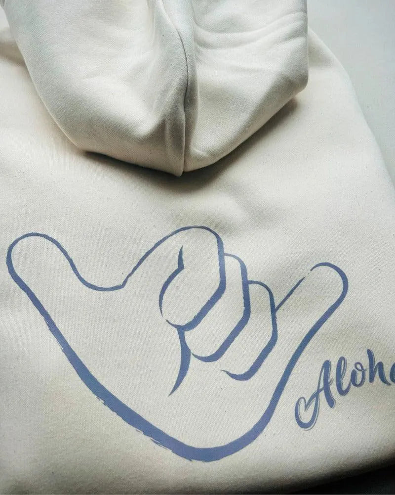 CRUISER | Unisex Hoodie mit Aloha Aufdruck (BiO) - DENKBAR FRECH