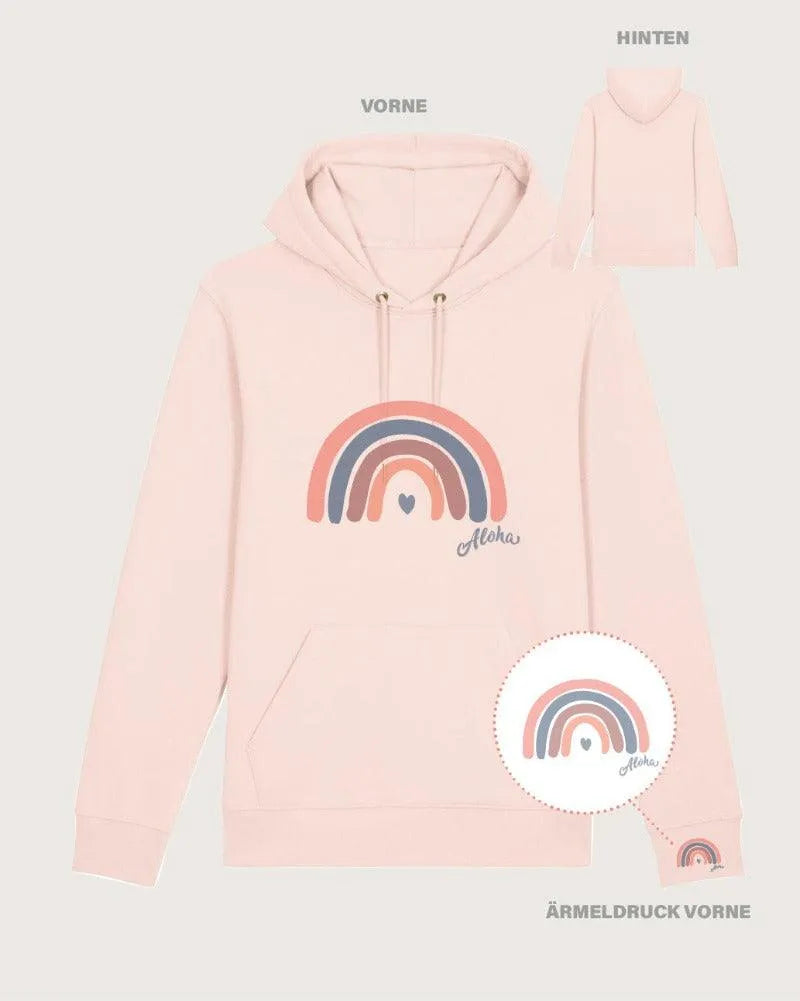 CRUISER | Unisex Hoodie mit Aloha-Regenbogen (BiO) - DENKBAR FRECH