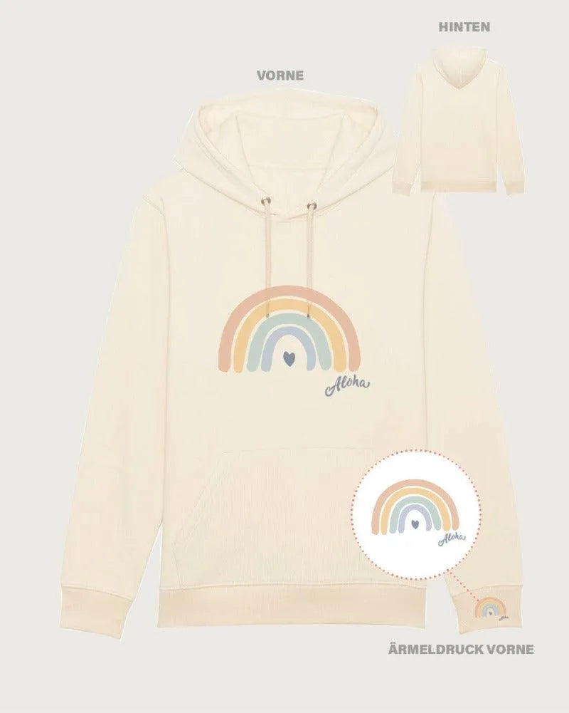 CRUISER | Unisex Hoodie mit Aloha-Regenbogen (BiO) - DENKBAR FRECH