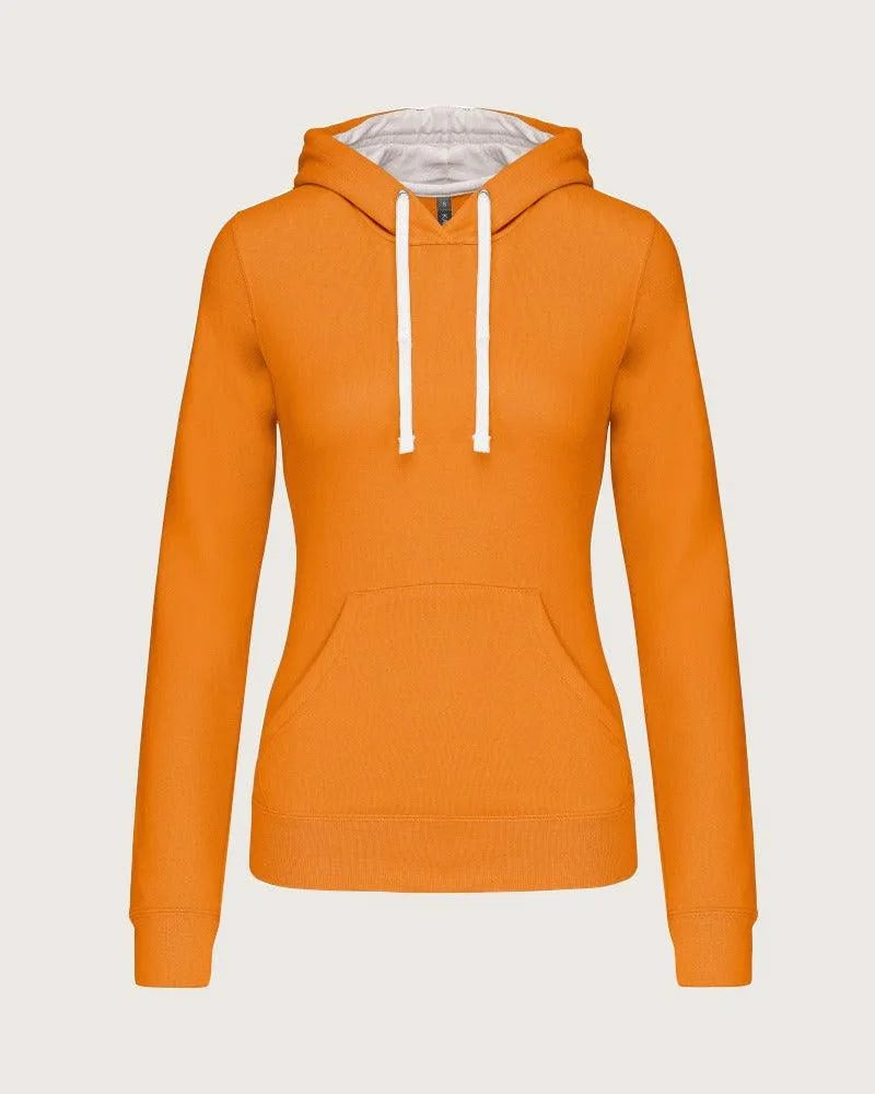 Kariban | Frauen Hoodie bicolor - DENKBAR FRECH