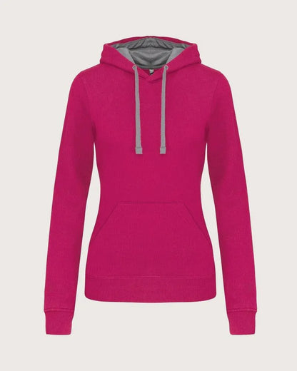 Kariban | Frauen Hoodie bicolor - DENKBAR FRECH