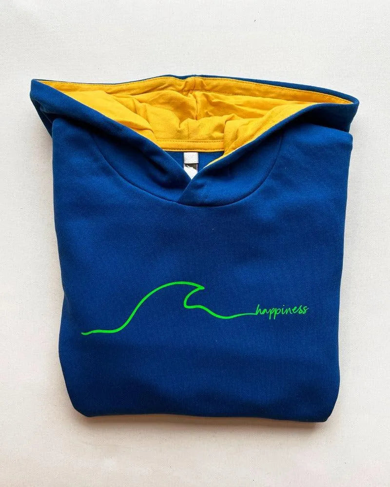 Kariban | Kinder Hoodie bicolor mit Aufdruck - DENKBAR FRECH