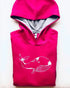 Kariban | Kinder Hoodie bicolor mit Aufdruck - DENKBAR FRECH