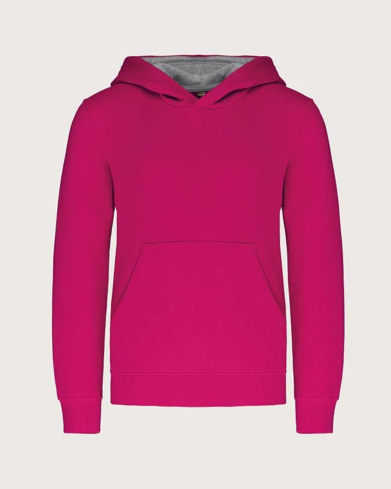 Kinder Hoodie Bicolor blau/gelb | pink/grau - DENKBAR FRECH