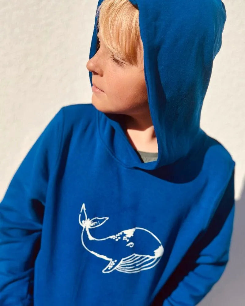 MINI CRUISER | Hoodie mit Wal (BIO) - DENKBAR FRECH