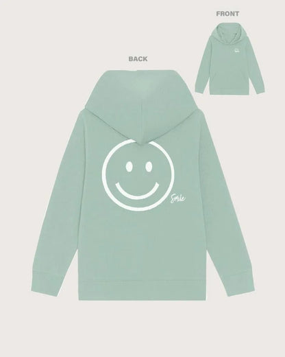 MINI CRUISER Pastell | Kinder Hoodie Smiley (BIO) - DENKBAR FRECH